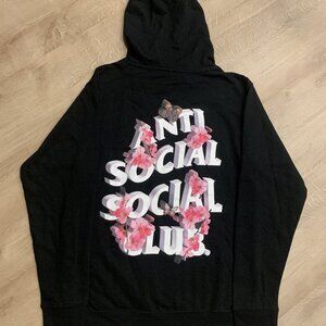Anti Social Social Club Kkoch 4K Hoodie Black Men's Small S New NWT Sweatshirt